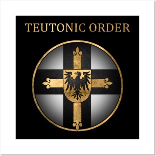 Teutonic Order Symbol - Teutonic Cross Heraldry - Medieval History - Teutonic Knights Posters and Art